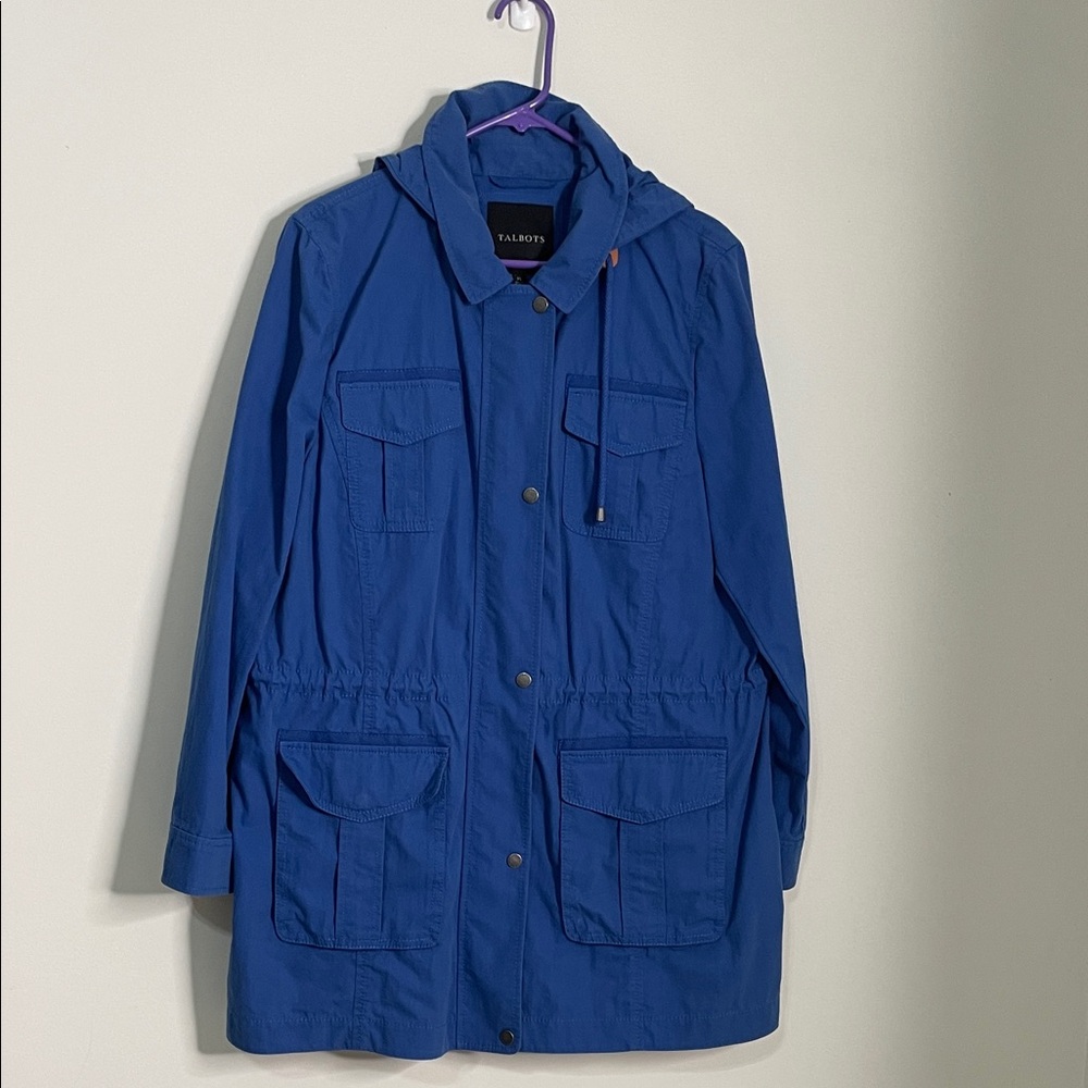 Talbots Women’s Blue Raincoat